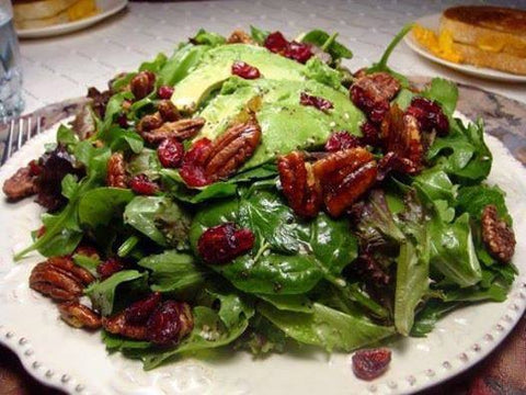 Cranberry, Avocado and Spinach Salad, Posh Style Recipe