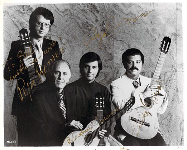 Romero Guitar Quartet Signed Photo By All Four Tamino