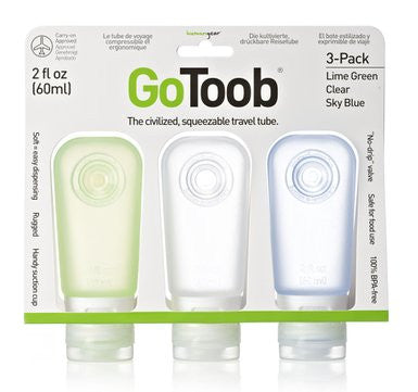 LCI - GoToob Medium 3-pak Green/Blue 0184