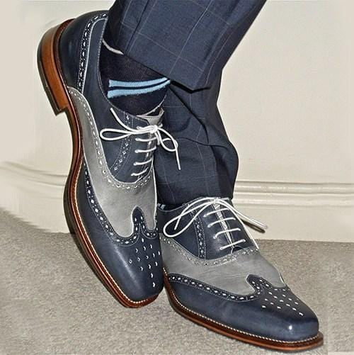 dual tone formal shoes