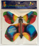 Birthday wind up flying butterfly