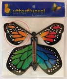 Rainbow wind up flying butterfly