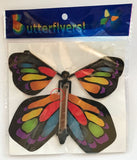 Stained Glass wind up flying butterfly