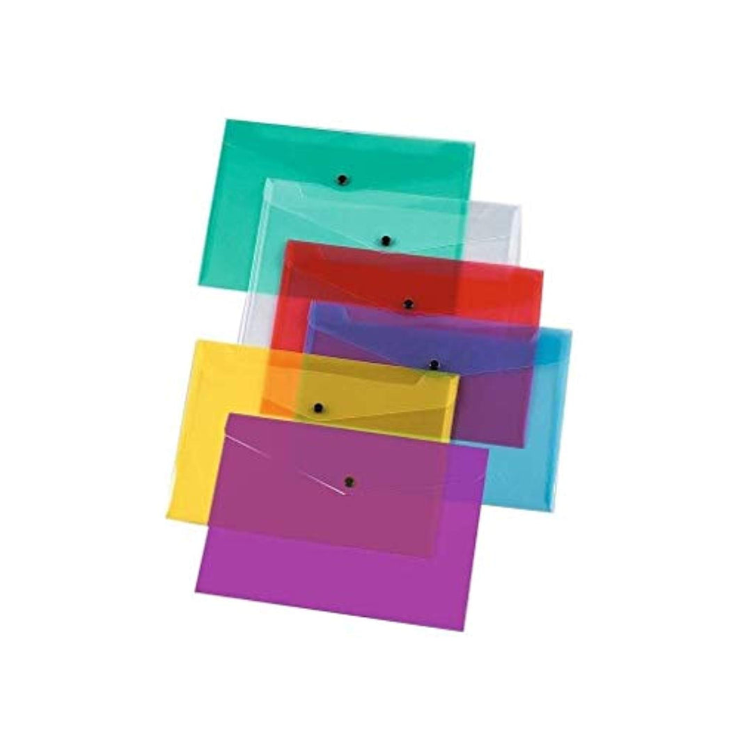File Folders A4 Plastic Wallets Documents School Office Stationary Paper Filing (Pack of 5)- Stationary - iBuy Africa 