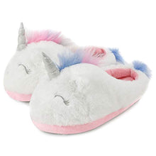 Load image into Gallery viewer, Ladies Fluffy Novelty Plush Unicorn, Sheep Animal Slippers, Soft Fleece Lining, Indoor Outdoor Slipper - iBuy Africa 
