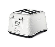 Load image into Gallery viewer, De&#39;Longhi Brillante CTJ4003W 4-Slice Toaster - White, black and red - iBuy Africa 

