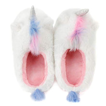 Load image into Gallery viewer, Ladies Fluffy Novelty Plush Unicorn, Sheep Animal Slippers, Soft Fleece Lining, Indoor Outdoor Slipper - iBuy Africa 
