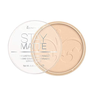 Rimmel London Stay Matte Pressed Powder, Shine Control Formula with Mineral Setting, Transparent, 14 g - iBuy Africa 