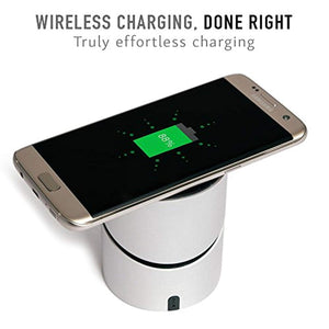 Fonesalesman - MusiQi Mini Qi Wireless Charging Stand With Multiple Angles, Landscape Support & Bluetooth Speaker | iPhones 11, 11 Pro, XS, XS Max, XR, X, 8, 8 Plus, Samsung S10, S10+, S10e Compatible - iBuy Africa 