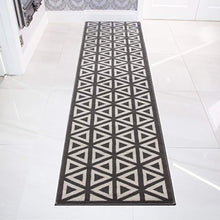 Load image into Gallery viewer, Milan Graphite Grey Dark Geometric Modern Traditional Living Room Rug - iBuy Africa 
