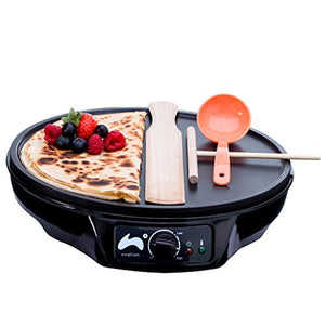 Ovation 1000W Crepe and Pancake Maker with Batter Spreader, Ladle & Spatula - iBuy Africa 