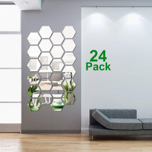 Load image into Gallery viewer, 32 Pieces Removable Acrylic Mirror Setting Wall Sticker Decal for Home Living Room Bedroom Decor (Style 1, 32 Pieces) - iBuy Africa 
