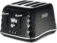 Load image into Gallery viewer, De&#39;Longhi Brillante CTJ4003W 4-Slice Toaster - White, black and red - iBuy Africa 
