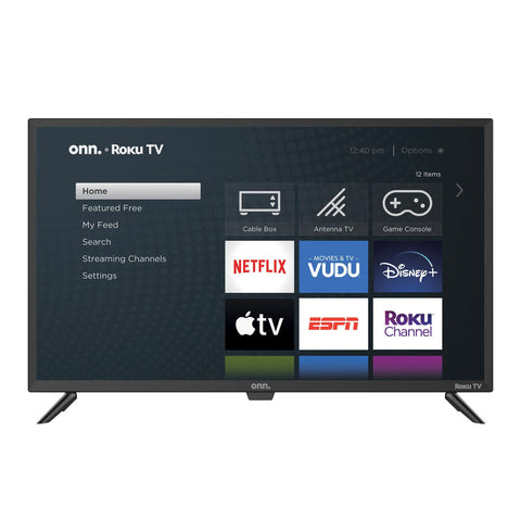 onn. 32" Class 720P HD LED Roku Smart TV