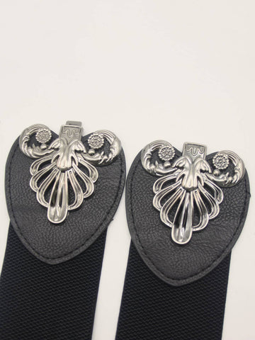 Metal Floral Pattern Belt - FLJ CORPORATIONS