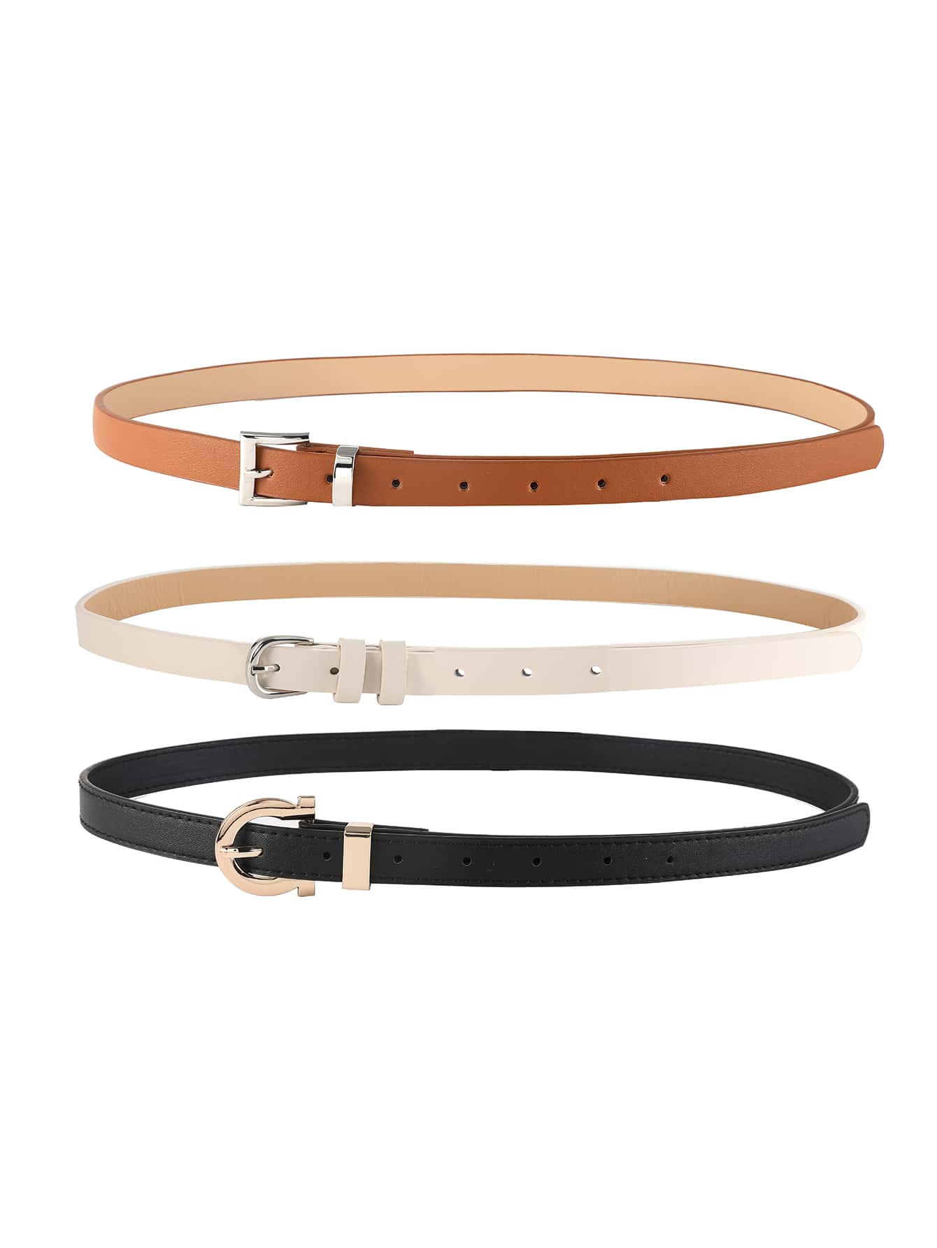 3pcs Metal Buckle Belt - FLJ CORPORATIONS