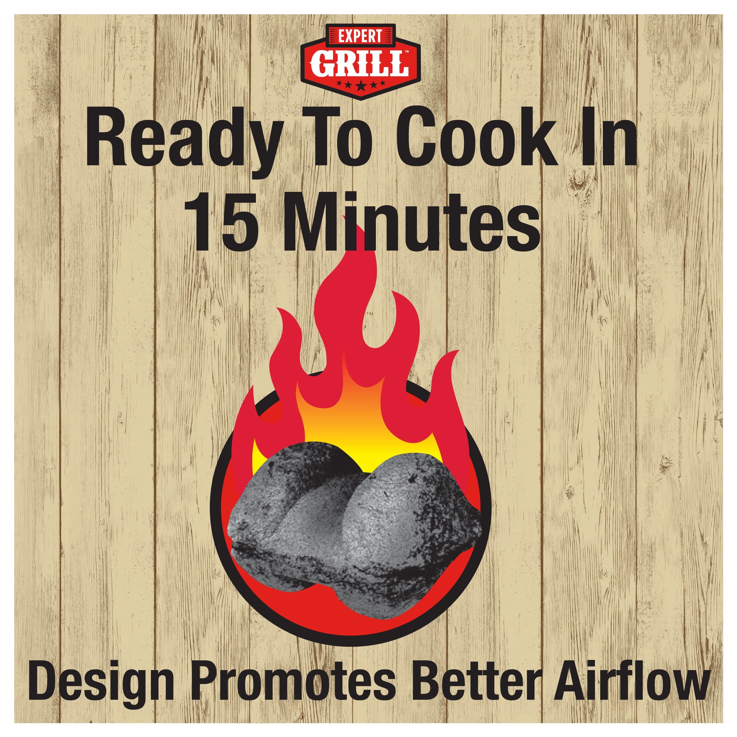 Expert Grill Charcoal Briquets, Charcoal Briquettes, 16 Lb - FLJ CORPORATIONS