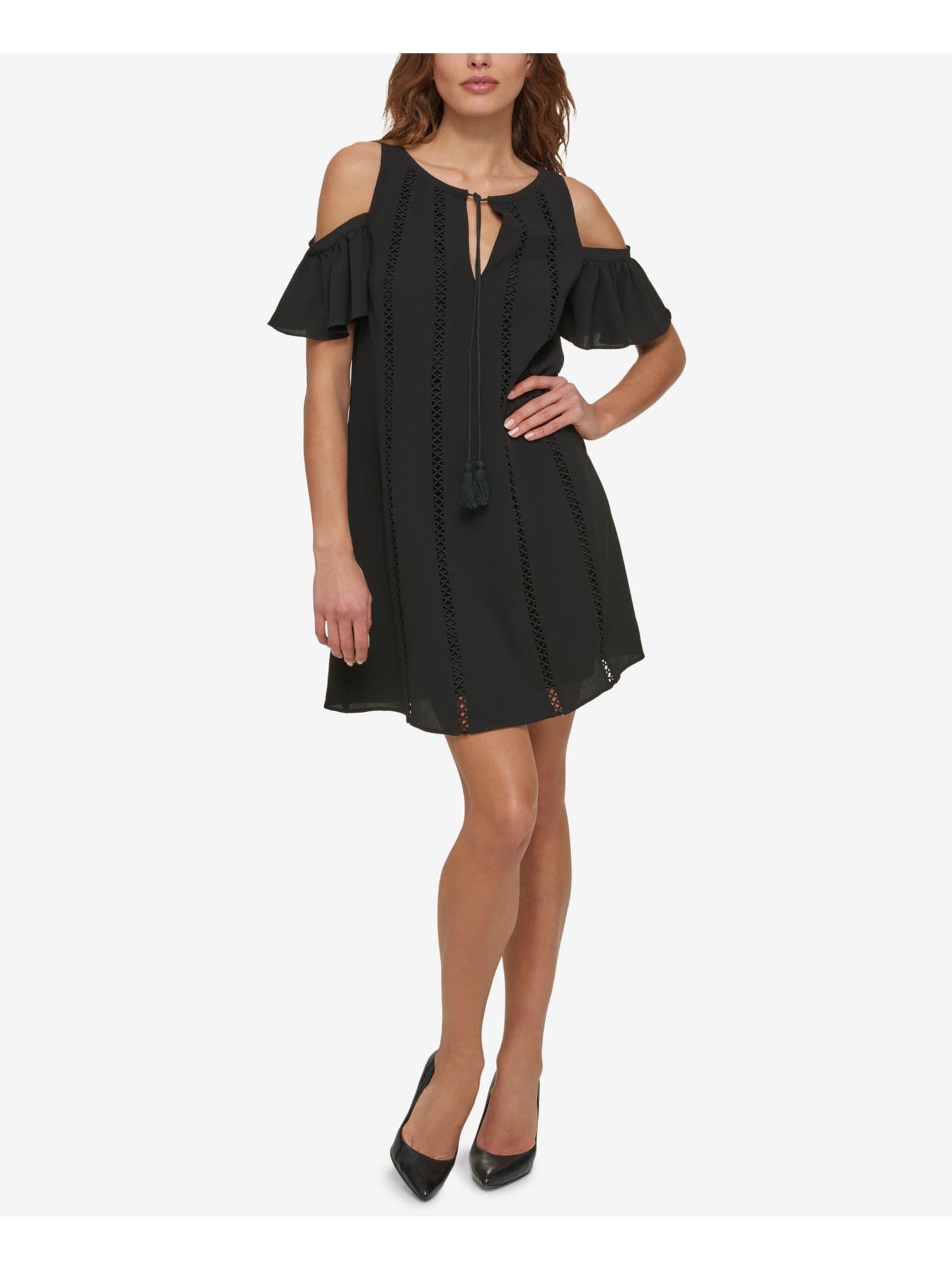 Cold Shoulder Party Shift Jumpsuit - FLJ CORPORATIONS