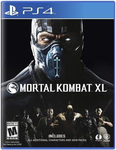 Mortal Kombat XL, Warner Bros, PlayStation 4, 883929527458
