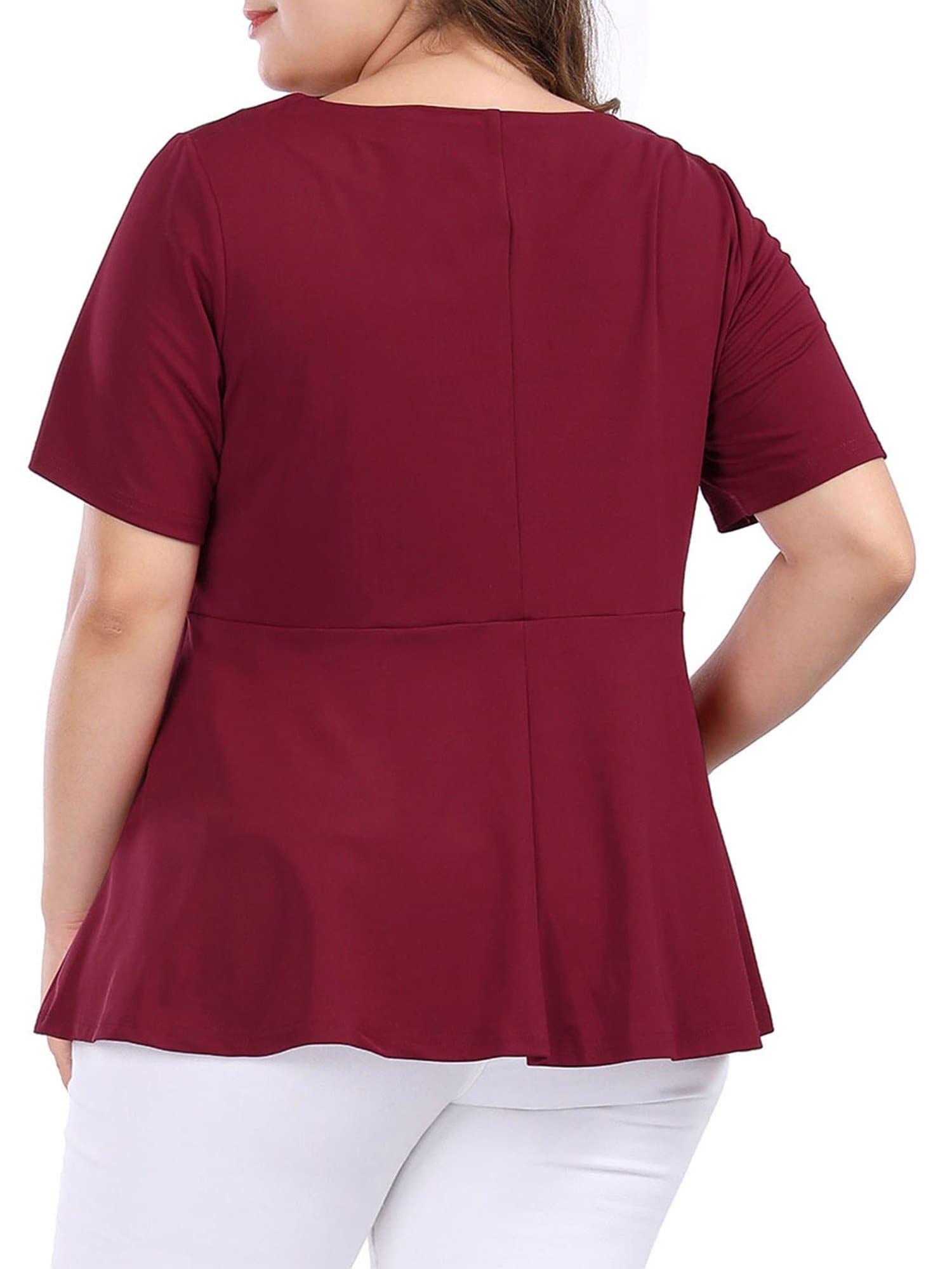 Knot Front Short Sleeves Jumpsuit - FLJ CORPORATIONS