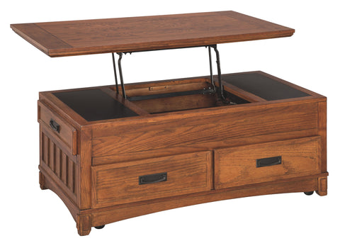 Signature Design by Ashley Cross Island Lift Top Cocktail Table