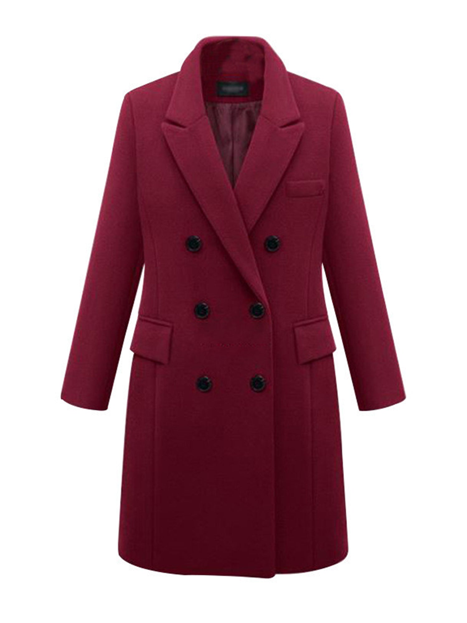 Womens Trench Overcoat Outwear - FLJ CORPORATIONS