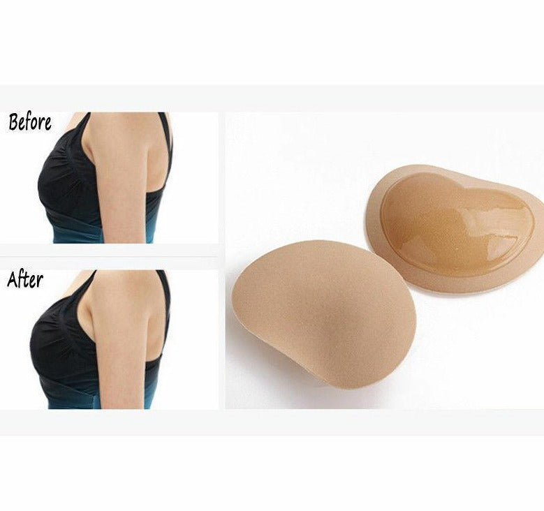 Bikini Push Up Padded Swimsuit Bikini Small Bust Thicker Breathable Sponge Bra Pad Invisible Paste Padding