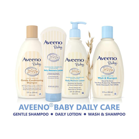 Aveeno Baby Gentle Wash & Shampoo with Natural Oat Extract, 18 fl oz