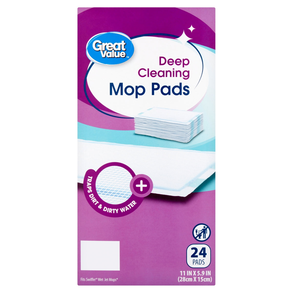 Great Value Deep Cleaning Mop Pads, 24 count - FLJ CORPORATIONS
