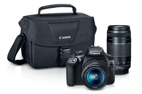 Canon EOS Rebel T6 EF-S 18-55mm + EF 75-300mm Double Zoom Kit