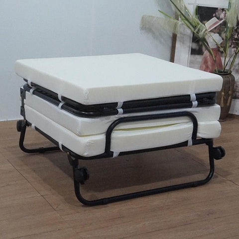 Ktaxon Folding Convertible Sofa Bed Ottoman Couch Mattress Lounge Bed Sleeper w/Casters