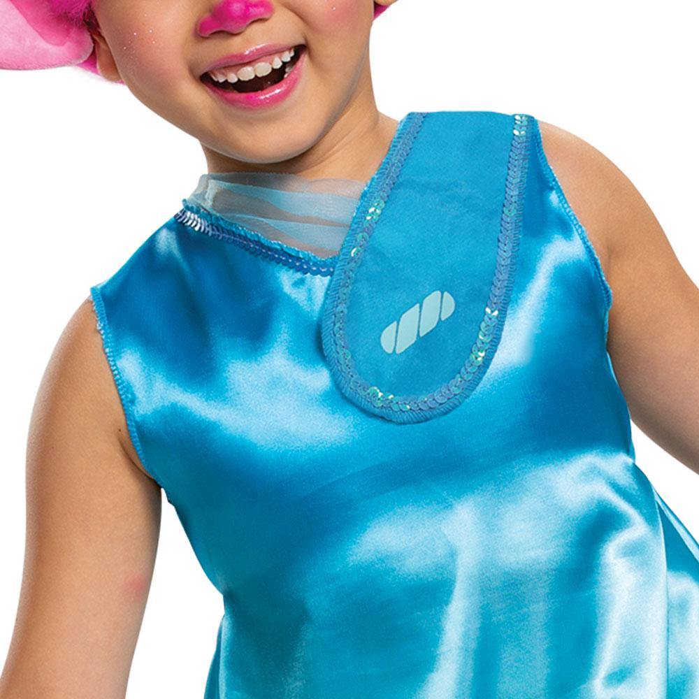 Trolls Movie Girls Classic Poppy Halloween Costume with Wig Exclusive - FLJ CORPORATIONS