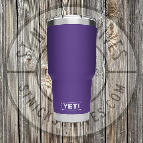 purple yeti rambler bottle