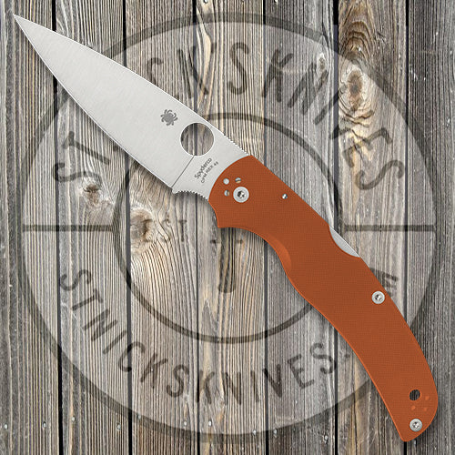 Spyderco Native Chief - Burnt Orange G10 - CPM-REX45 - Sprint Run