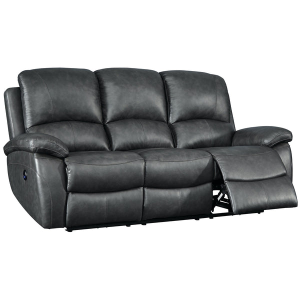 harveys black leather recliner sofa