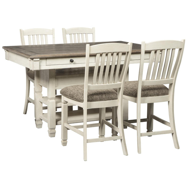 Bolanburg 5 Piece Counter Height Dining Set Adams Furniture