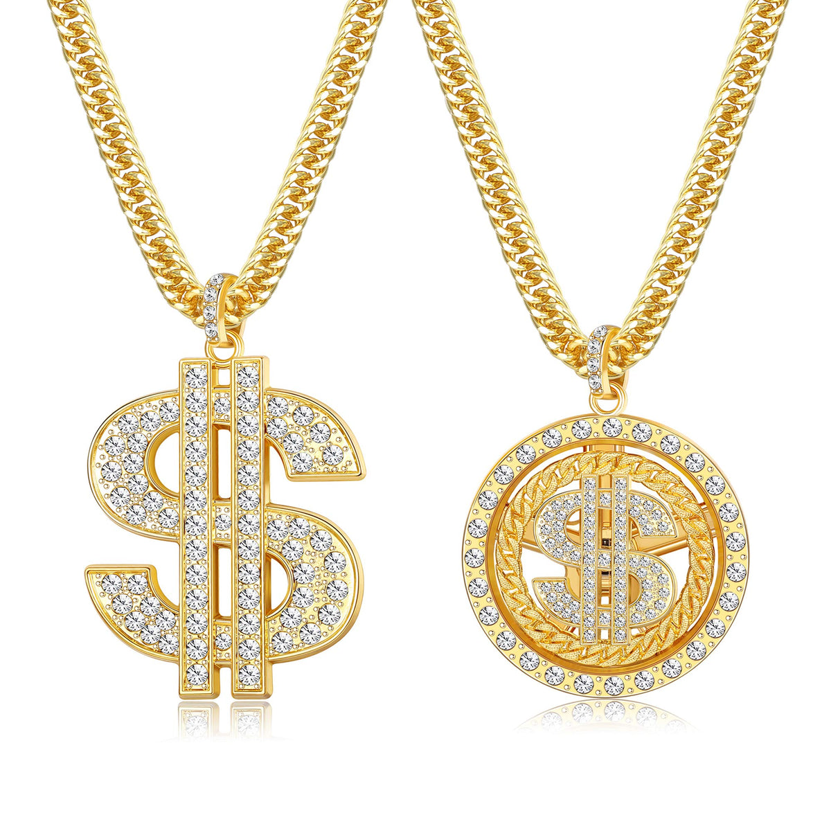 gold chain money sign