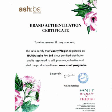 Vanity Wagon | Buy Ashba Botanics Hydrating Shampoo with Monoi Oil & Rice Protein