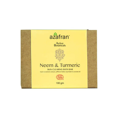 Vanity Wagon | Buy Azafran Organic Neem & Turmeric Skin Clearing Bath Bar