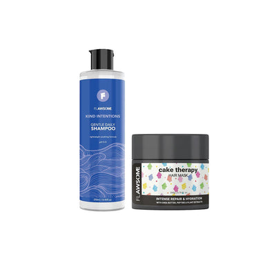 Vanity Wagon | Buy Flawsome Kind Intentions Shampoo & Cake Therapy Hair Mask Combo