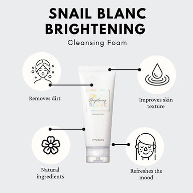 Vanity Wagon | Buy It's Skin Snail Blanc Brightening Cleansing Foam