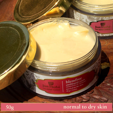 Vanity Wagon | Buy Just Herbs Blemfree Anti Blemish Cream with Manjistha & Chiraunji
