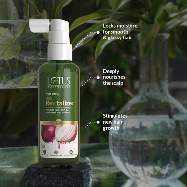 Vanity Wagon | Buy Lotus Botanicals Red Onion Hair Revitalizer Serum
