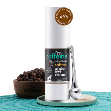 Vanity Wagon | Buy mCaffeine Naked & Raw Coffee Under Eye Cream with Water Lily