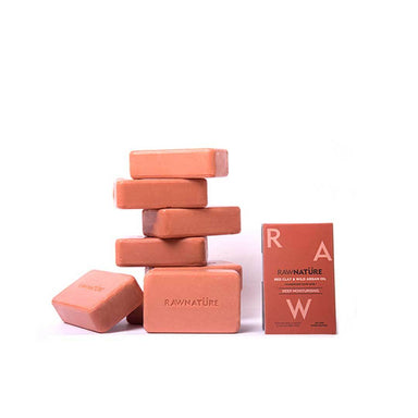 Raw Nature Deep Moisturising Handmade Soap Bar with Red Clay and Wild Argan Oil -2