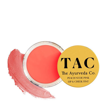Vanity Wagon | Buy TAC - The Ayurveda Co. Peach Nude Pink Lip And Cheek Tint
