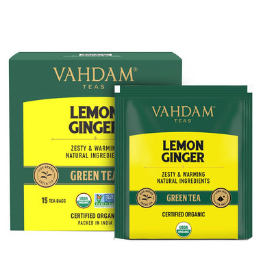 Vanity Wagon | Buy Vahdam Teas Lemon Ginger Green Tea