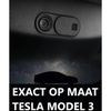 Tesla Model 3 Webcam Cover Privacy Bescherming Auto Accessoire Interieur Camera Beveiliging – Zwart