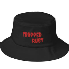 Trapped Ruby Bucket Hat Black