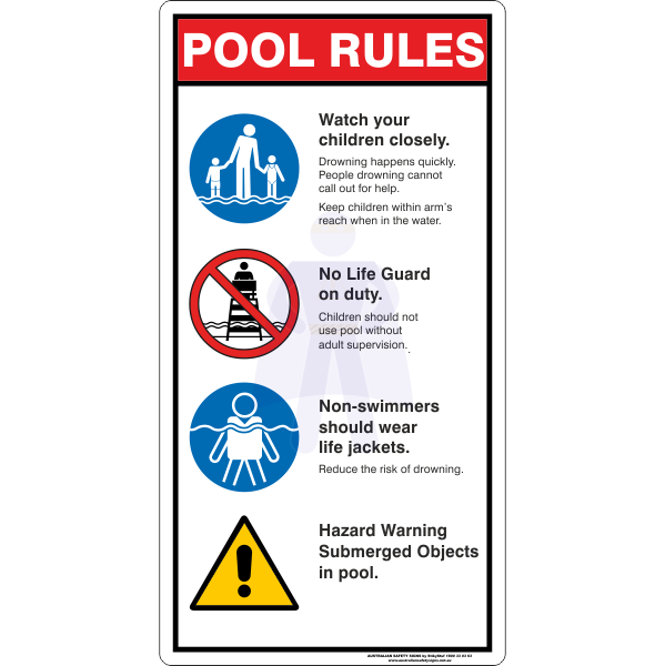 water safety signs